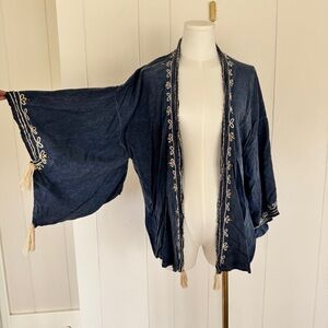 Skemo Denim Blue Cardigan